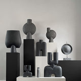 101 Copenhagen - Sphere Vase Bubl, Hexa - Dark Grey - Vase