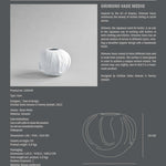 101 Copenhagen - Orimono Vase, Medio - Bone White - Vase