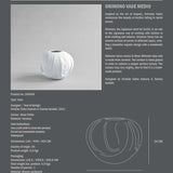 101 Copenhagen - Orimono Vase, Medio - Bone White - Vase