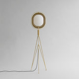 Pearl Floor Lamp - Brass