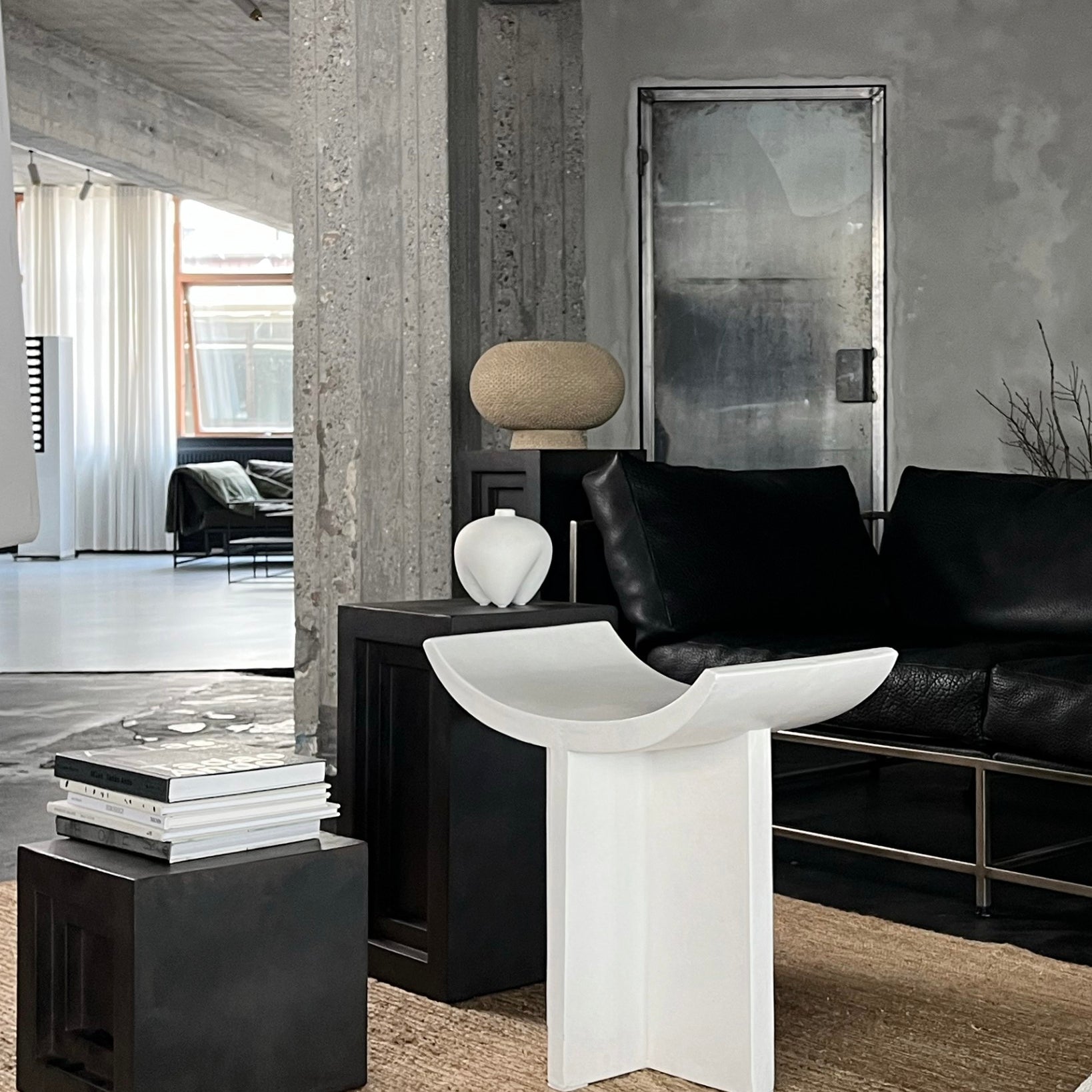 101 Copenhagen - Brutus Stool - Bone White - Stool