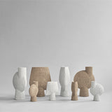 Sphere Vase Square Shisen, Big - Bone White