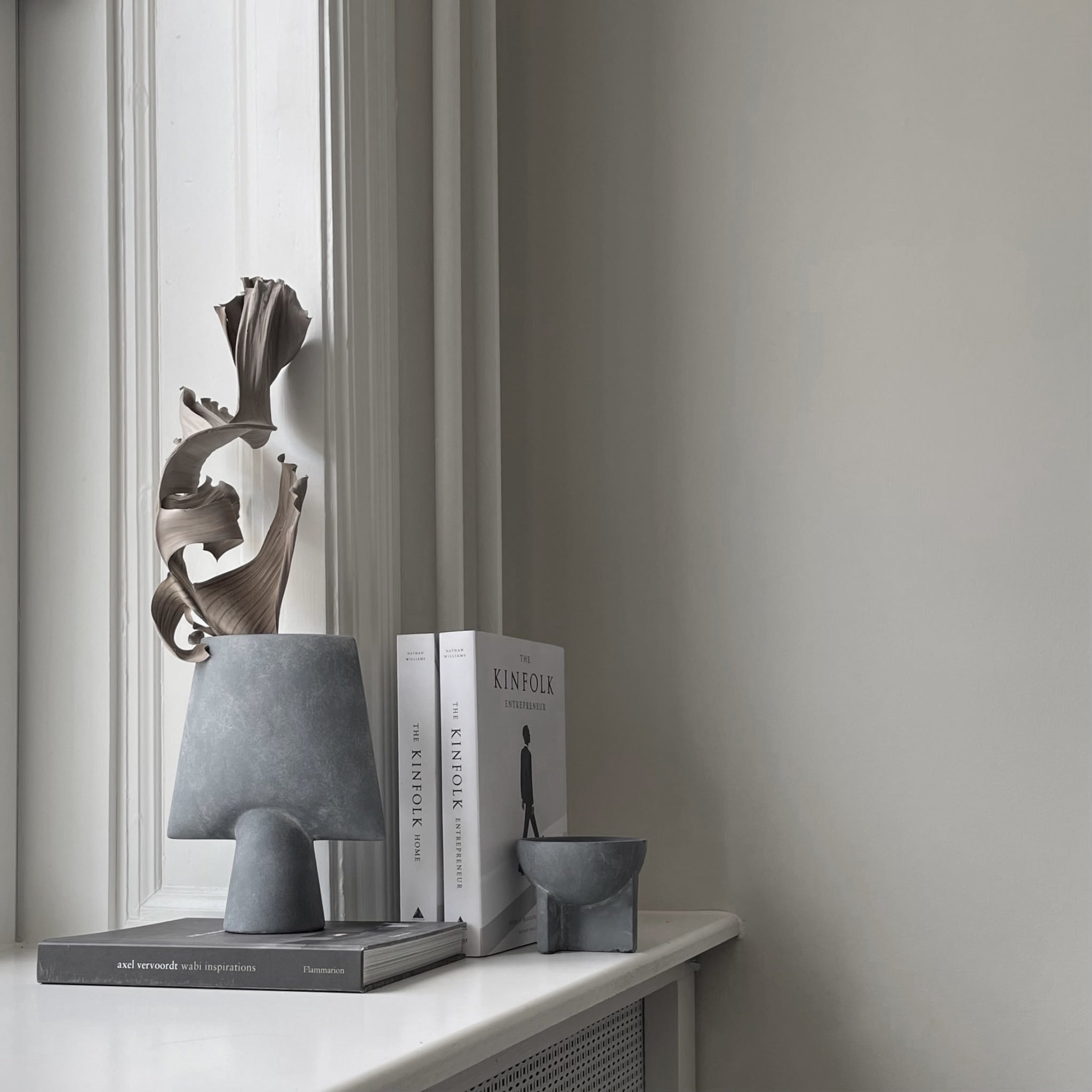101 Copenhagen - Sphere Vase Square, Mini - Light Grey - Archive