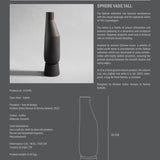 101 Copenhagen - Sphere Vase Tall - Coffee - Archive