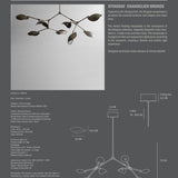 101 Copenhagen - Stingray Chandelier - Bronze (5m) - Chandelier