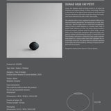 101 Copenhagen - Sunao Vase Fat, Petit - Black - Vase