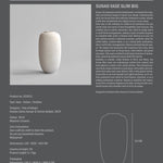 101 Copenhagen - Sunao Vase Slim, Big - Birch - Vase