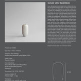 101 Copenhagen - Sunao Vase Slim, Mini - Birch - Vase