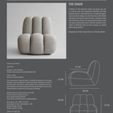 Toe Chair - Taupe (Pallazo 163)