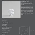 101 Copenhagen - Tribal Vase, Mini - Bone White - Vase
