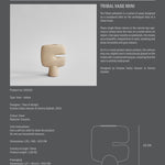 101 Copenhagen - Tribal Vase, Medio - Sand - Vase