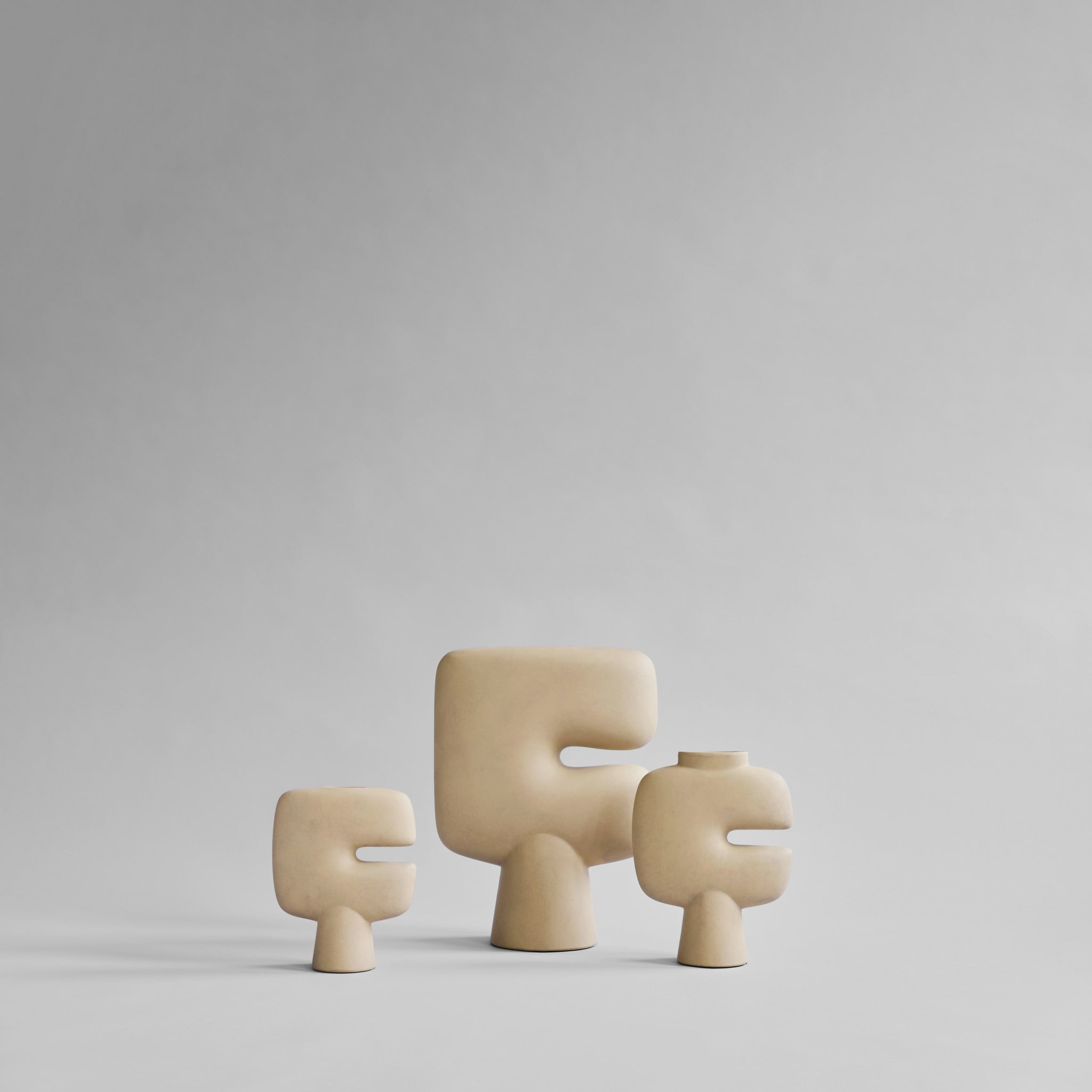 101 Copenhagen - Tribal Vase, Mini - Sand - 