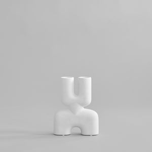 Cobra Vase Double, Mini - Bone White - 101 Copenhagen