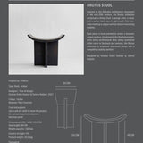 Brutus Stool - Coffee