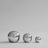 101 Copenhagen - Gallery Balls, Set of 3 - Chrome - Art