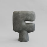 101 Copenhagen - Tribal Vase, Big - Dark Grey - Vase