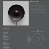 101 Copenhagen - Dusk Wall Lamp - Burned Black - Wall Lamp