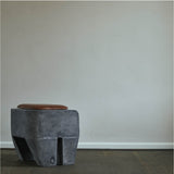 Sculpt Stool Cushion - Leather