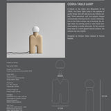 101 Copenhagen - Cobra Table Lamp - Sand - Table Lamp