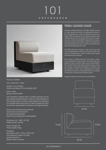 Tribu Lounge Chair - Coffee (Pallazo 163)