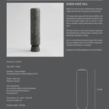 Kabin Vase, Tall - Dark Grey