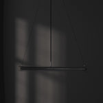 101 Copenhagen Frame Pendant Lamp - chrome turned on and off