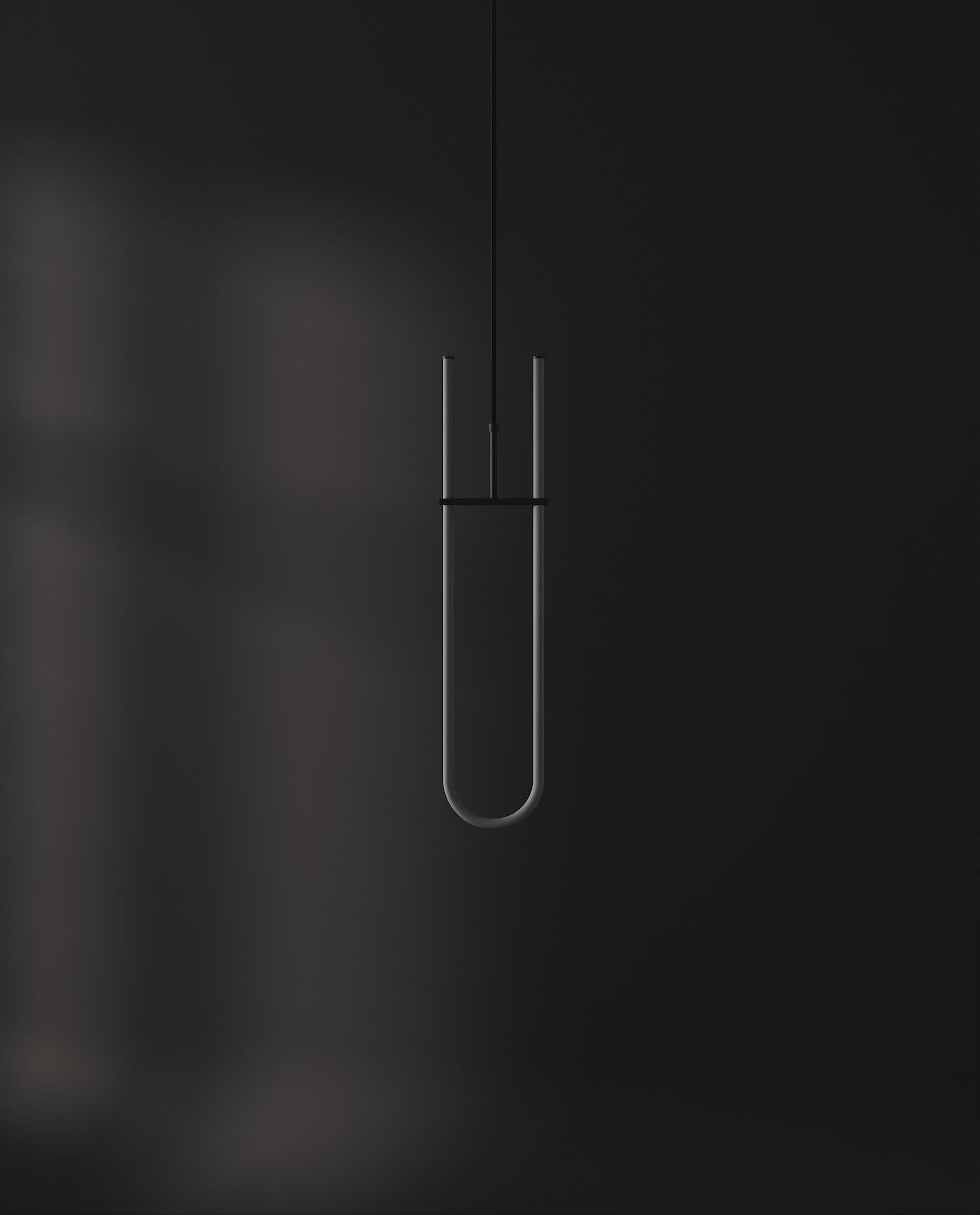 101 Copenhagen Curve Pendant turned on and off
