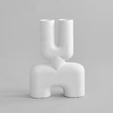 101 Copenhagen - Cobra Vase Double, Medio - Bone White - Vase