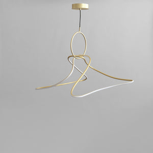 Kumo Chandelier, Big - Brass