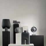 Offset Vase, Mini - Dark Grey