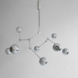 Drop Chandelier Globe - Chrome