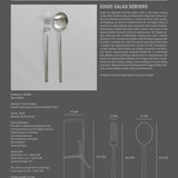 101 Copenhagen Kogei Salad Servers - Brushed Steel style sheet