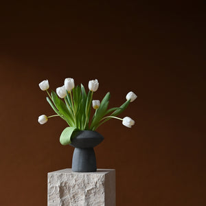 Sphere Vase Fat - Dark Grey - 101 Copenhagen
