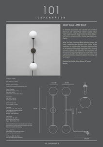 Drop Wall Lamp Bulp - Grey - 101 Copenhagen