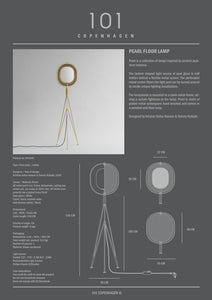 Pearl Floorlamp - Brass - 101 CPH