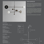 Sahn Chandelier - Bronze - 101 Copenhagen