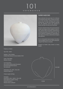 Sumo Vase, Big - Bone White - 101 CPH