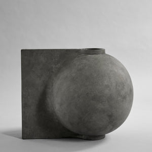 Offset Vase, Big - Dark Grey - 101 CPH