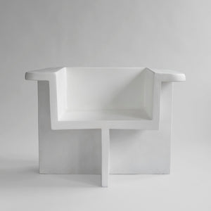 Brutus Lounge Chair - Bone White - 101 CPH