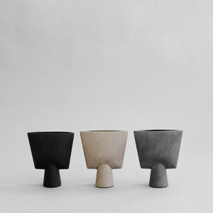 Sphere Vase Triangle, Mini - Dark Grey - 101 CPH